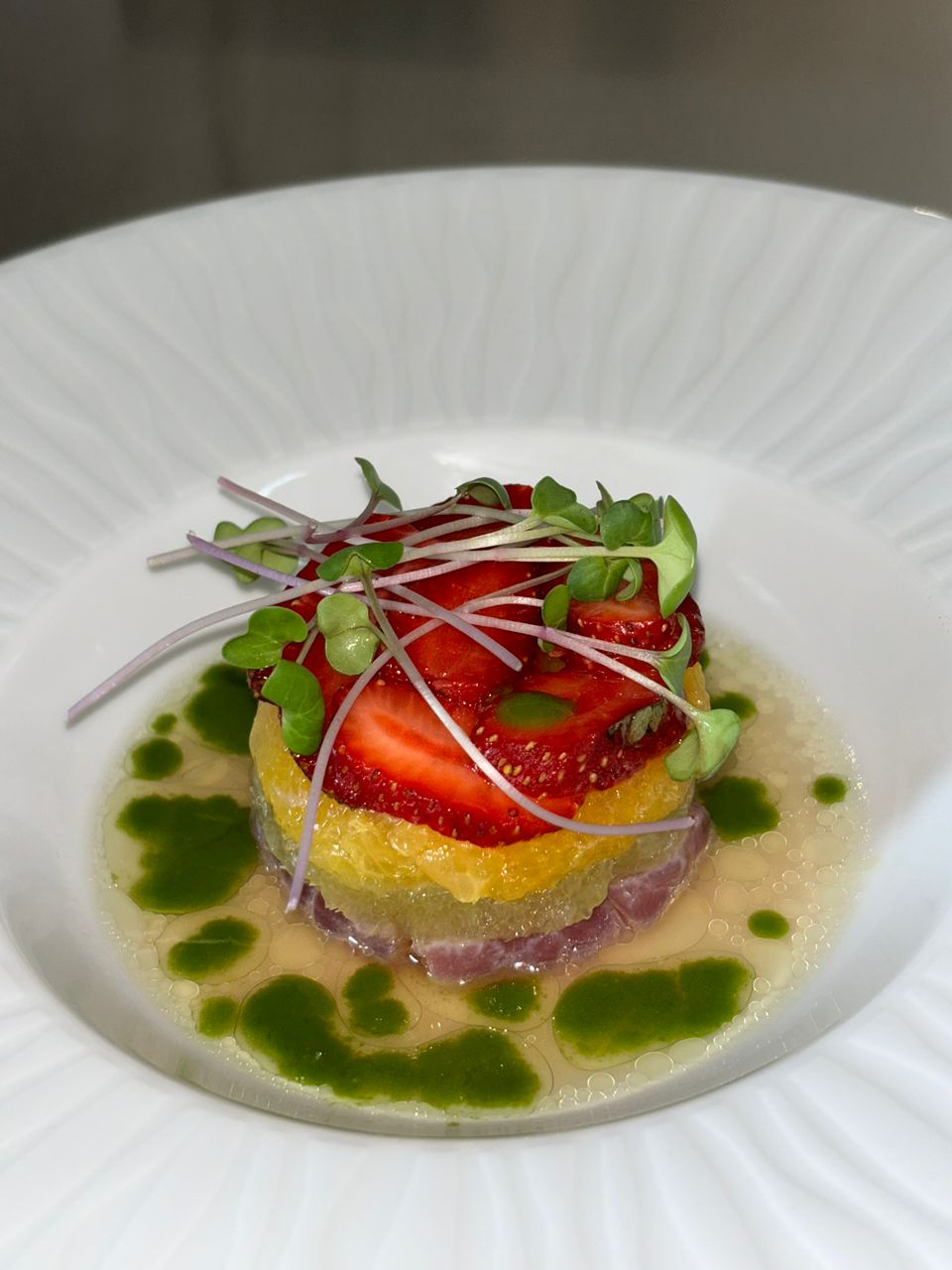 Tartare de thon exotique